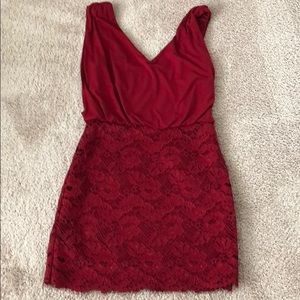 Red lace laundry by shelli Segal